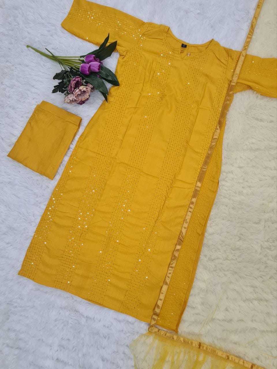 YNF REYON SMC RUHI SUITS & DRESSES WHOLESALE LADIES DRESSES EMBROIDERY SUITS MANUFACTURER              